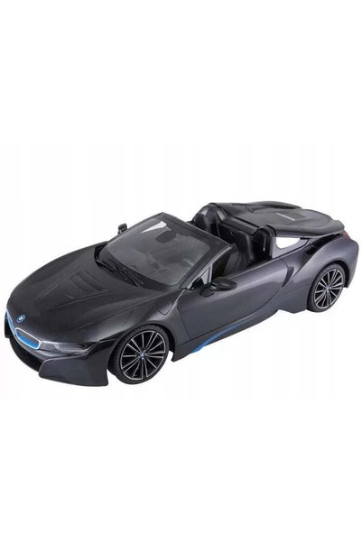Rastar Masina cu telecomanda bmw i8 negru scara 1 la 12