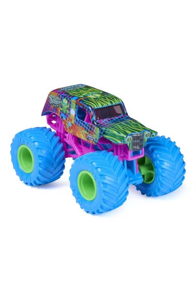 Spinmaster Monster jam cyberflare masinuta metalica son uva digger scara 1 la 64