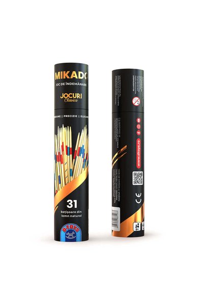 D-Toys Joc Mikado cu 31 bețișoare din lemn