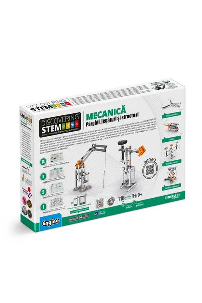 D-Toys Descoperă mecanica: Pârghii, legături și structuri Joc educativ STEM -...