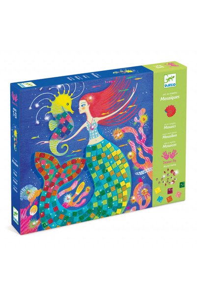 djeco Joc creativ mozaic Sirene,