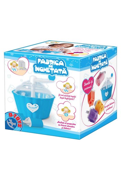 D-Toys Joc creativ de preparat inghetata - Fabrica de inghetata