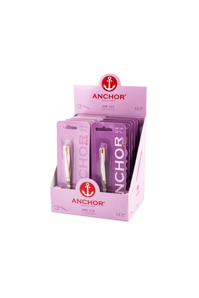 Anchor Eyebrow and hair tweezers, pack of 12