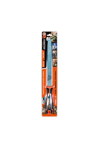 KİNETEX KTX-2489 Plastik Saplı Lama Metal Eğe 8 inç 200 mm 12'li Paket