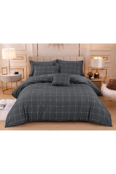 Ralex Pachet economic lenjerie pat dublu Finet 6 piese + 2 perne matlasate 50...