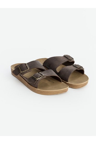 LC Waikiki LCW STEPS Brown Women's Slippers, Featuring the ALITA CITY Touch