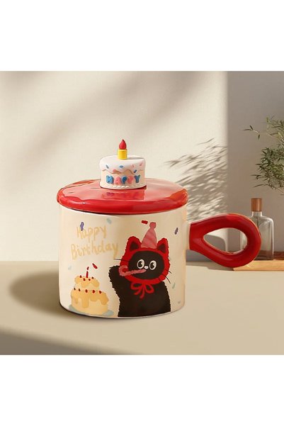 Generic Cute Cat Birthday Gift Box Mug High Color Value Office Girl Water Cup...