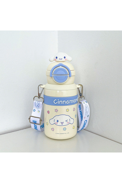 Generic Student Thermos Cute Cartoon Girl's Water Cup Portable Children's Suc...