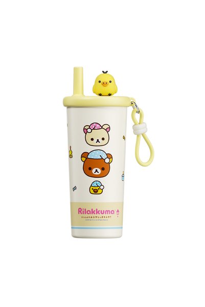 Generic New Model Rilakkuma High-Value Insulated Cup Stainless Steel Large Ca...