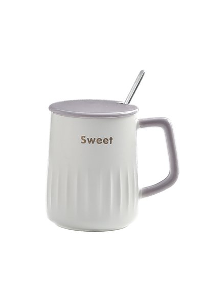 Generic كوب إنجليزي بسيط وعصري، مثالي للمكتب والمنزل، مصنوع من السيراميك، بسع...