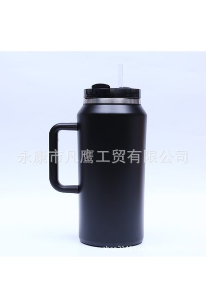 Generic كوب ماء كبير بسعة 64 أونصة، مناسب للاستخدام في السيارة، مصنوع من الفو...