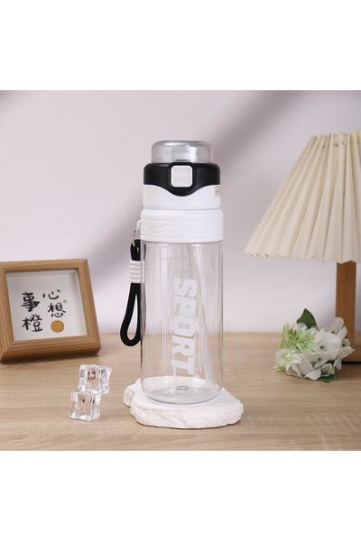 Generic Sports spray water bottle for outdoor fitness, portable dual-use wate...