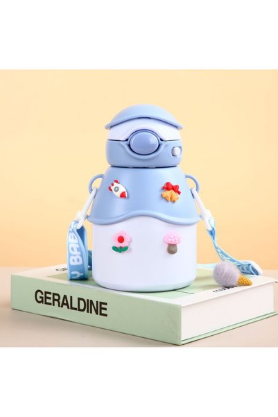 Generic Cute Cartoon Big Belly Cup Stainless Steel Student Thermos Cup Doll W...