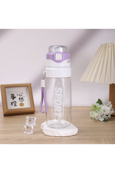 Generic Sports spray water bottle for outdoor fitness, portable dual-use wate...