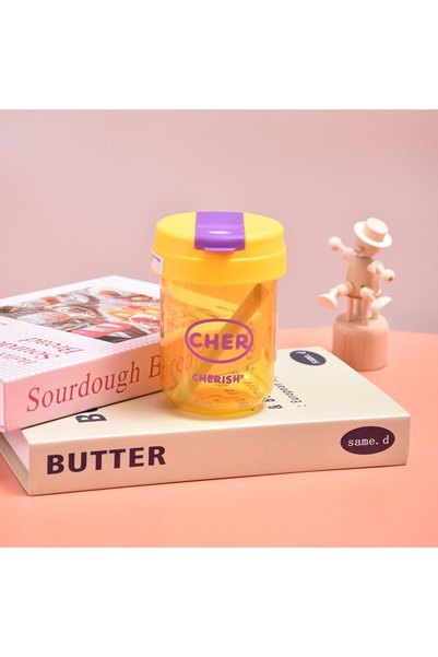 Generic New Mini Ton Cup Children's Student Plastic Cup Portable Suction Cup ...