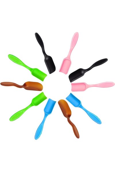 Yelajoy 10 PCS Gardening Shovel Spoons,Mini Soil Scoops for Succulents