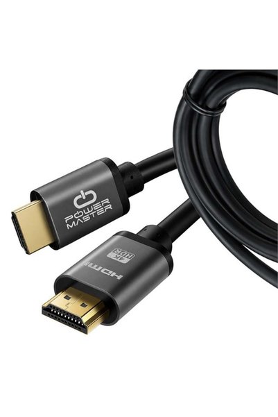 Powermaster PM-39202 1.5-Meter 4K 60Hz HDMI Cable with Metal Connector