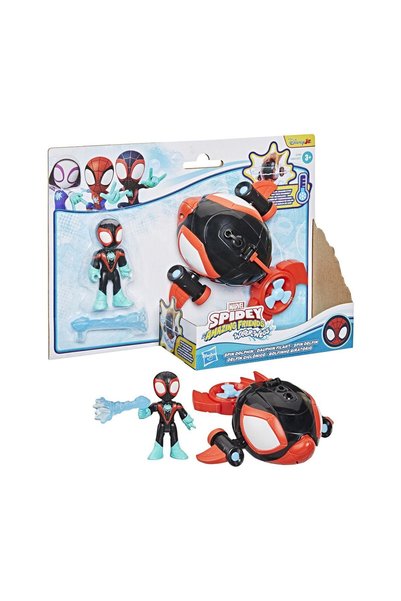 Hasbro Spidey Waterwebs - Figurină Delfin și Vehicul (G1465)