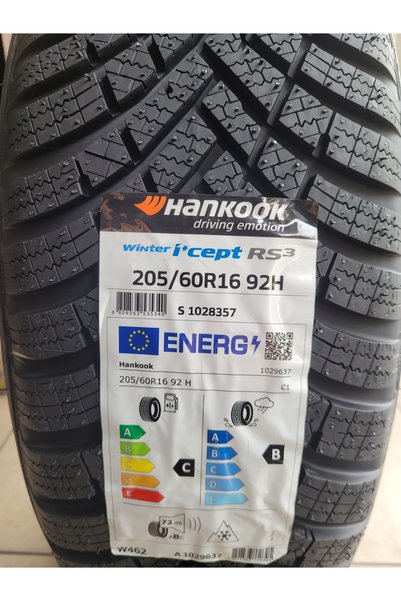 Hankook 205/60R16 Winter I-cept RS3 W462 92H Set Olarak(4 ADET) 2026 Üretim*