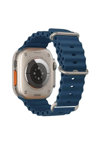 Choice S10-42mm 38 40 41mm 18 deep chasing blue Ocean strap For Apple Watch U...