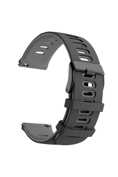 Choice 22mm Universal Black Gray 20/22mm Official Strap For Garmin Forerunner...