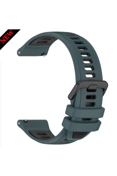 Choice 22mm Universal Olive Green Black 20/22mm Official Strap For Garmin For...