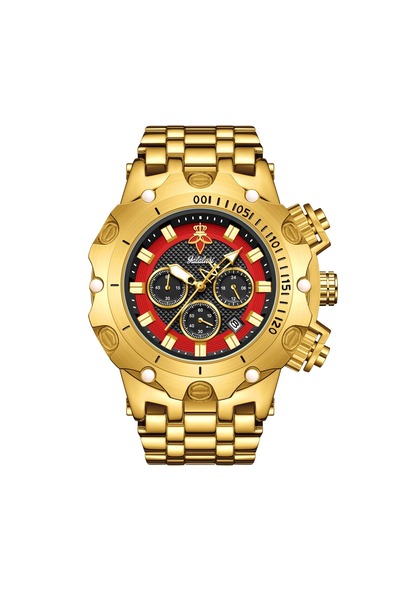 Choice Gold red YaLaLuSi Men’s Watch Brands: Large-Dial Mechanical and Quartz...