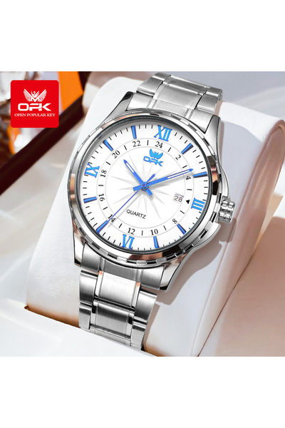 Choice GD Silver Blue OPK 6003 Original Watches for Man 3Bar Waterproof Lumin...