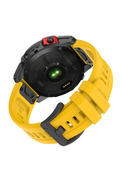 Choice 1Pcs 22mm QuickFit Yellow 22/26mm Watch Band For Garmin Fenix 7X 8 Pro...