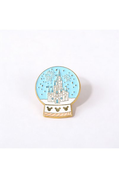 Choice brooch Cartoon Creative Castle Crystal Ball Enamel Brooch Cute Funny M...