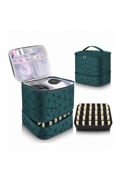 Choice green Cross-Border Large-Capacity Cosmetic Bag, High-End PVC Portable ...