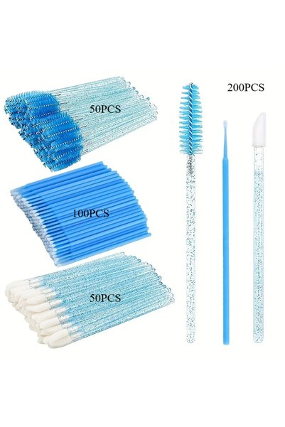 Choice 200pcs Set 200pcs Women Eyelash Extension Kit with Blue Spoolies, Masc...