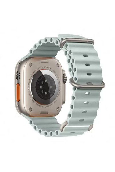 Choice S10-46 42 44 45 49mm 22 stone lotus blue Ocean strap For Apple Watch U...
