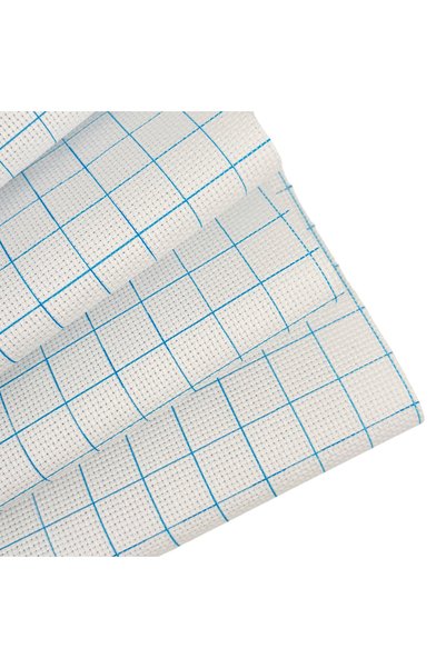Choice 14CT 45cmx45cm White DIY Cross Stitch Kits Aida Fabric Water Soluble G...
