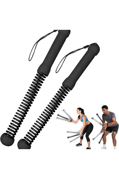 Choice black Heavy Duty Cordless Ropeless Jump Rope Weighted Quiet Battle Rop...