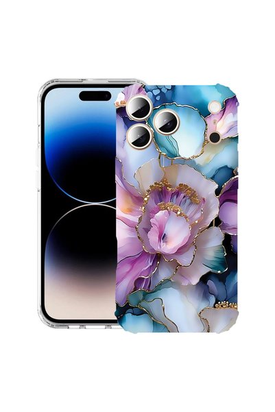 bestcase Husă anti-șoc pentru Apple iPhone 18 Pro |   iPhone 17 Pro, Floral -...
