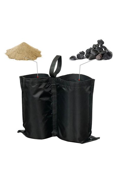 Choice black Outdoor Tents, Canopies Sunshades Windproof Fixed Sandbags Sandbags
