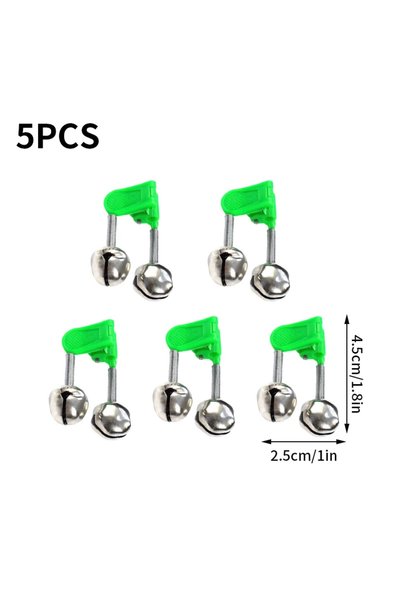 Choice 5pc A 5/10pcs Fishing Bite Alarms Fishing Rod Bells Tip Clip Bells Rin...