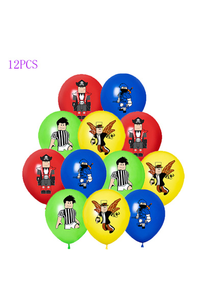 Choice 1set A12pcs 12Pcs Roblox Latex Balloons Set Birthday Party Kids Birthd...