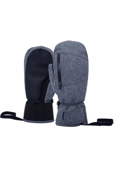 Choice XL Grey Winter Skiing Gloves Waterproof Snowboarding Touch Screen Ther...