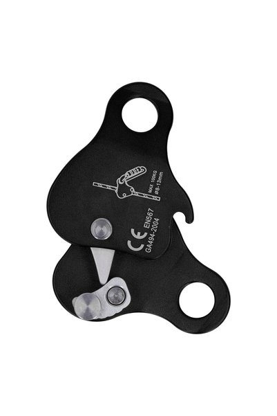 Choice black Generic High Strength Mobile Rope Grab Self Locking Descender Fa...