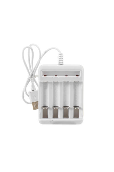 Choice 4 slot 1/3/5PC AAA And AA Rechargeable Battery Station High-Speed USB ...