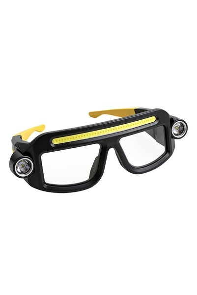 Choice Yellow Rechargeable COB LED Glasses Headlight TYPE C Waterproof Lightw...