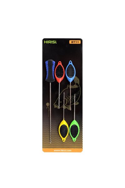 HIRISI BT11 Carp Fishing Bait Needle Set Gated Needle Pop Up Boilies Splicing...