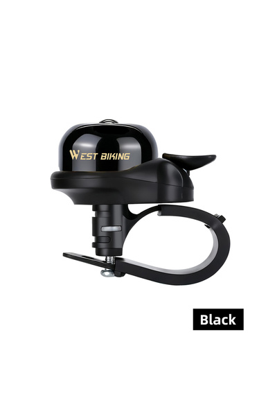 Choice 0706069 Black WEST BIKING Mini Copper Bicycle Bell Bike Thumb Bell Lig...