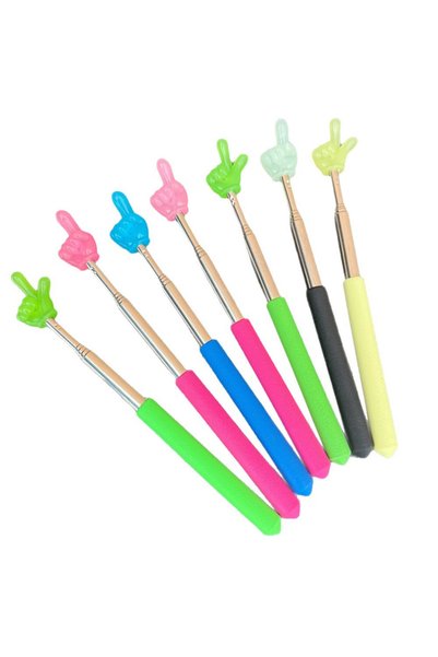 Choice 1Pc Random Colors Glow-In-The-Dark Retractable Reading Pointer, Colors...