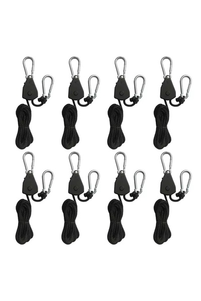 Choice 8 Pieces 8/16pcs 8-Inch Adjustable Reinforced Hangers Hanging Ratchet ...