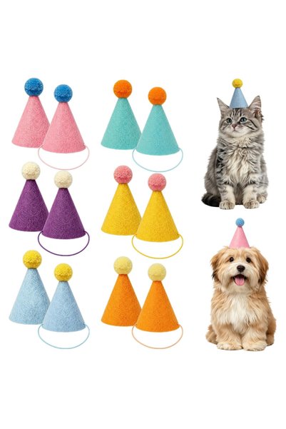 Choice 12-Pack Mini Party Hats for Stuffed Animals Dolls Plush Toys Birthday ...