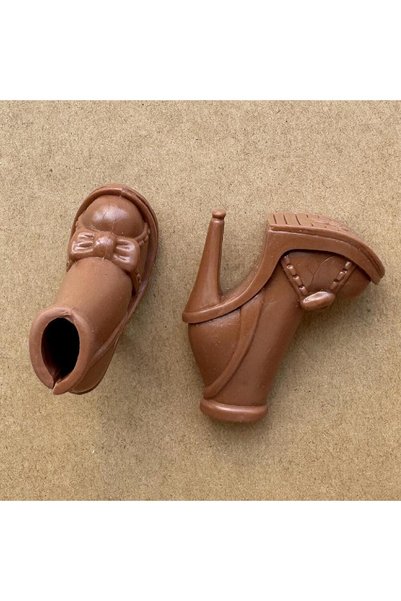 Choice little defectives 21 1/6 Barbi Doll Shoes Vintage High Heels Fahion Lo...