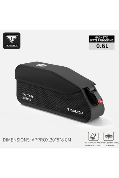 Choice small TOSUOD Magnetic Bike Top Tube Bag Waterproof Quick Release Bicyc...